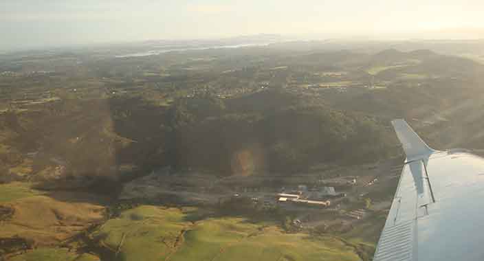 flygbild som visar bay of islands
