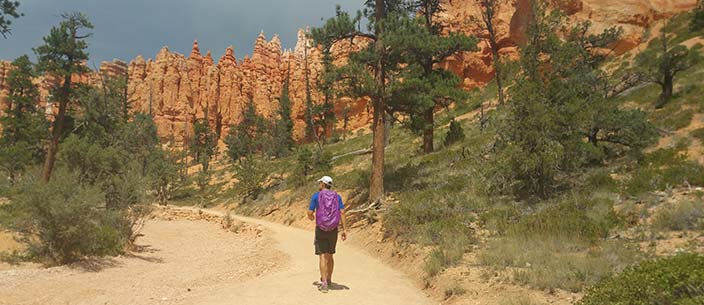 Haglövs ryggsäck i Bryce Canyon